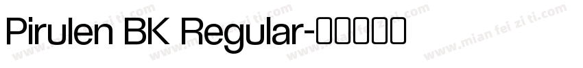 PiruIen BK Regular字体转换